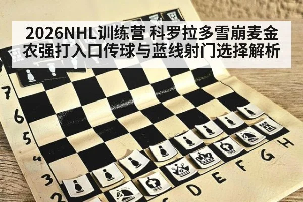 2026NHL训练营 科罗拉多雪崩麦金农强打入口传球与蓝线射门选择解析
